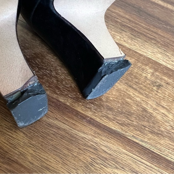 GUCCI Horseshoe Logo Black Leather Pumps US9 - Picture 14 of 15